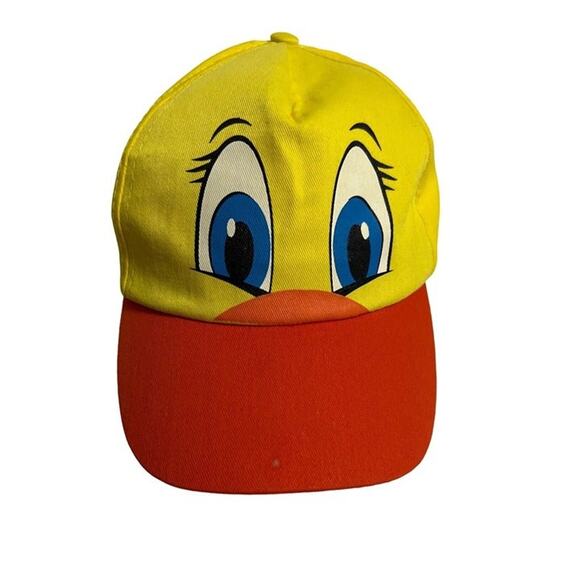 NWOT Yellow/Red Duck Bill Youth Hat with Adjustable Back - Picture 1 of 3